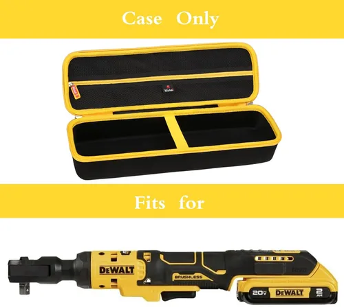 Vista 7 de Mchoi Funda rígida portátil para trinquete inalámbrico DEWALT ATOMIC 20V MAX* (DCF513B)/(DCF510B), solo funda
