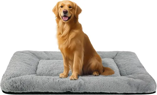 Vista 9 de Tapete de cama lavable para perros medianos y medianos, comodidad para todas las estaciones con franela ultrasuave y soporte resistente