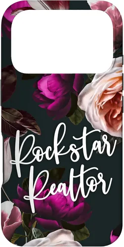 Vista 29 de iPhone 14 Plus Rockstar Realtor - Elegante estuche de regalo floral para agente inmobiliario