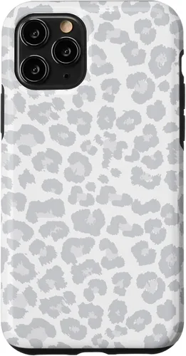 Vista 29 de Blanco Gris Guepardo Estampado De Leopardo Animal Skin Lindo Moda Caso Para iPhone 17