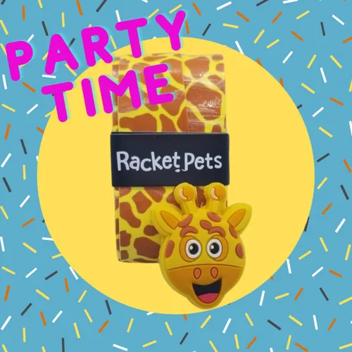 Vista 3 de Racket Pets Raqueta de tenis para niños, cinta antideslizante de agarre de tenis con estampado animal para raquetas juveniles, divertido agarre