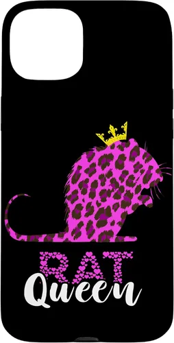 Vista 9 de Rat Queen Crown Leopard Mouse Rat Lover Rodent Rat Owner Case for iPhone 17