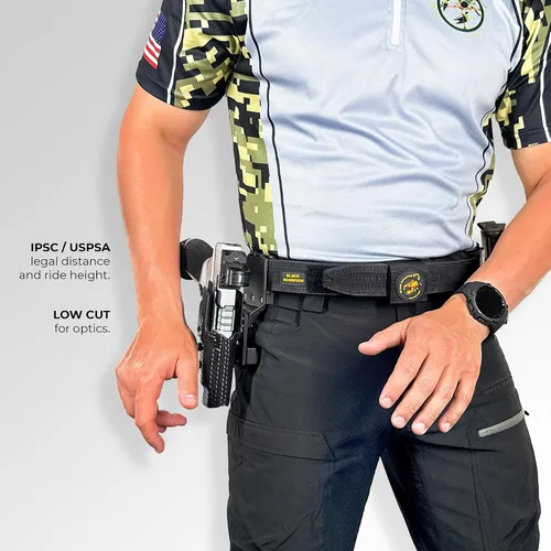 Vista 4 de Black Scorpion Gear Pro Competition Holster se adapta a Beretta 92X Performance