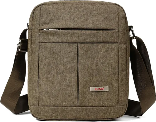 Vista 10 de KL928 Bolsa de mensajero para hombre – Bolso cruzado de hombro, bolsa de viaje para hombre, bolso casual para trabajo y negocios