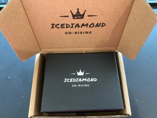 Vista 11 de ICEDIAMOND Iced Out Crazy Dollar Blazing Tongue - Collar con colgante creativo, diamante de circonita cúbica de color brillante con chapado en oro