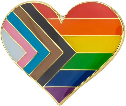 Vista 2 de Pack 3 unids5 unids10 piezas Progress Pride Solapa Pines Broches Insignias