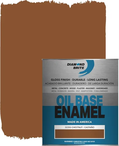 Vista 8 de Pintura esmaltada a base de aceite de 1 cuarto de galón en gris acorazado 32150-2