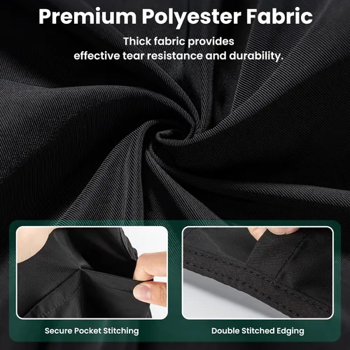 Vista 4 de Delantal de limpieza de 6 bolsillos con hebilla, delantal de limpieza a prueba de salpicaduras Adjustable Waist Belt with Zipper, Soft Heavy