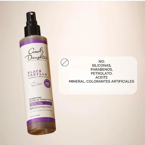 Vista 8 de Carol's Daughter Acondicionador permanente humectante de vainilla negra, 8 oz, 1 pieza