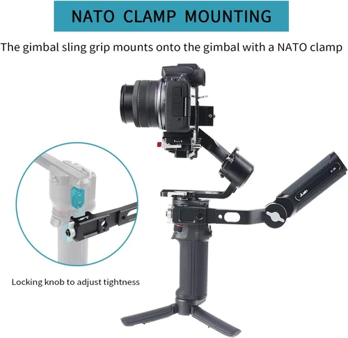 Vista 4 de Foto4easy - Mango ajustable para DJI RS 2 RSC 2 RS 3 RS 3 Pro RS 3 Pro RS 3 Mini cardán estabilizador de mano
