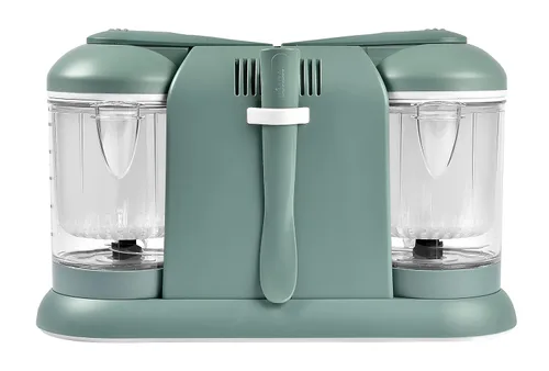 Vista 3 de BEABA Babycook Duo - Máquina de alimentos para bebés 4 en 1, procesador de alimentos para bebés, licuadora de alimentos para bebés, vaporizador