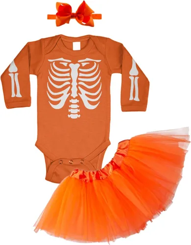 Vista 49 de Tcombo Pumpkin Face - Body Jack O' Lantern Naranja - Cara de calabaza negra