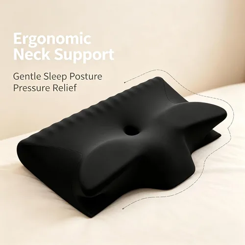 Vista 3 de Almohada cervical para aliviar el dolor de cuello, memoria