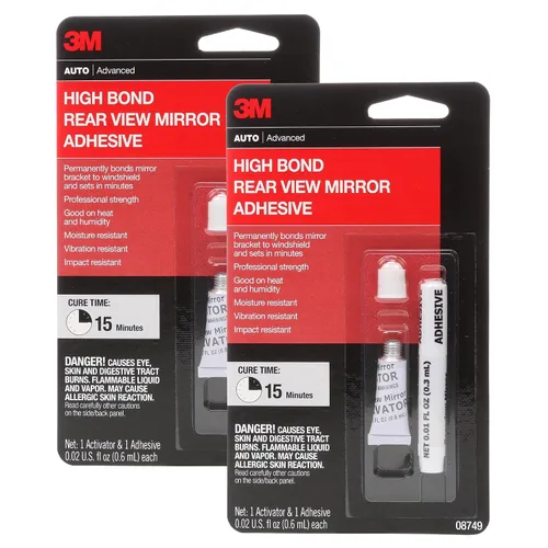 Vista 5 de 3MAdhesivo de espejo retrovisor de alta enlace, 08749, 0.02 fl oz