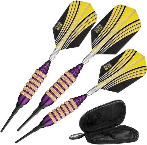 Vista 16 de Viper Spinning Bee Dardos de Punta Suave con Estuche de Almacenamiento/Viaje Casemaster, 16 Gramos