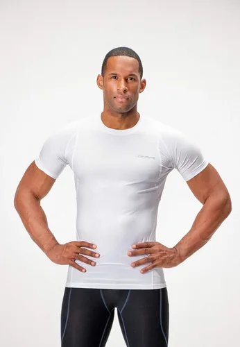 Vista 6 de Devops - Camisetas de compresión para hombre (2 3 unidades), manga corta, camiseta base para entrenamiento