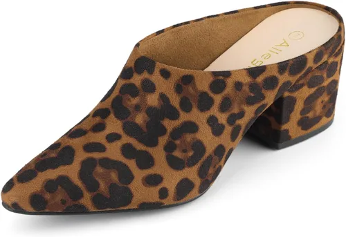Vista 13 de Allegra K Sandalias de tacón de bloque para mujer Beige