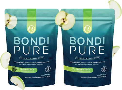 Vista 9 de Bondi Pure - Bebida diaria de salud y desintoxicación - Promueve la salud intestinal y el apoyo energético durante una limpieza o ayuno intermitente