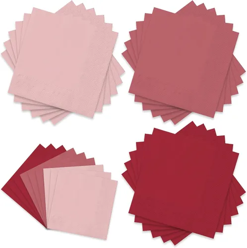 Vista 26 de Whaline Paquete de 150 Servilletas de Papel Azules de 6.5 x 6.5 Pulgadas, 3 Colores, Servilletas de Almuerzo con Temática Azul, Servilletas de Papel
