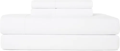 Vista 25 de Juego de sábanas tamaño individual XL de 4 piezas con 2 fundas de almohada envolventes, sábanas de microfibra suave de bolsillo profundo