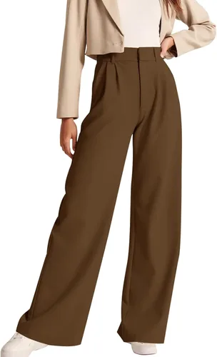 Vista 11 de NIMIN Pantalones de trabajo para mujer, trajes casuales de negocios