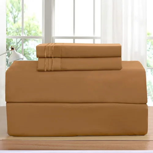 Vista 29 de Elegant Comfort Juego de sábanas de lujo en Amazon 1500 Premier resistente a las arrugas, la decoloración y las manchas, juego de sábanas de 4