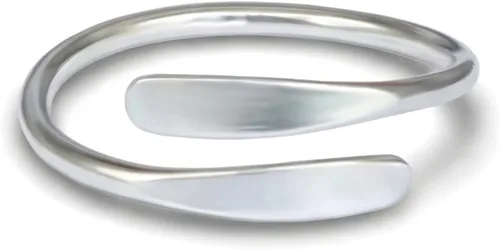 Vista 9 de Sterling Silver Toe Ring, Handmade Adjustable Open Band, Minimalist Dainty Summer Beach Foot Jewelry for Women, Can Be Worn as Knuckle or Pinky Ring