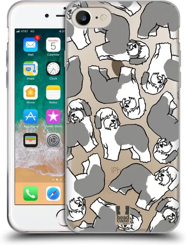 Vista 22 de Head Case Designs Airedale Terrier - Funda de gel suave con 4 patrones de razas de perro [protección de grado militar] compatible con Apple iPhone 7