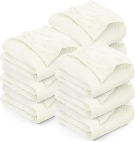 Vista 80 de Utopia Bedding - Manta de vellón de lujo, mullida, antiestática; manta de suave microfibra de 8.8 oz/yd² (300 g/m²) para sofá y cama; tamaño Gris