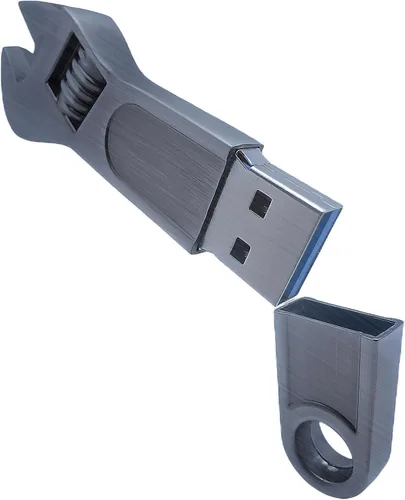 Vista 10 de USB 3.0 Flash Drive - Pen drive con forma de lápiz labial, memoria de alta velocidad, collar brillante con bolsa de joyas, gran regalo, Rosado Heart