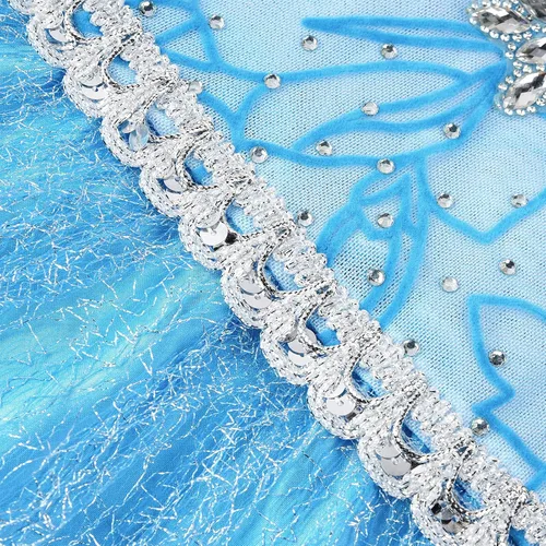 Vista 8 de Vgolar Disfraces para niñas, vestido de princesa, vestido de fiesta, trajes de cosplay con accesorios