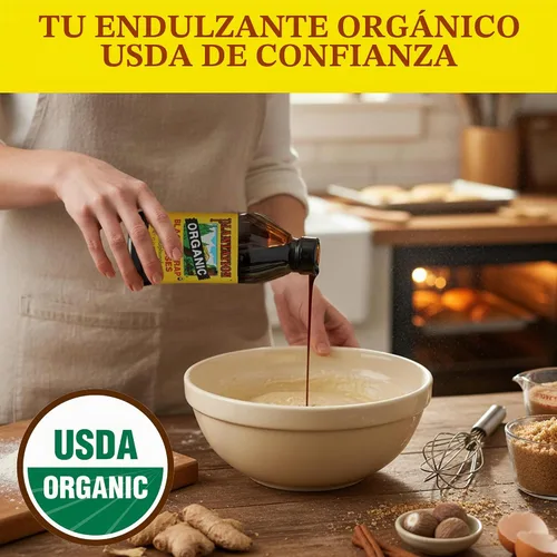 Vista 4 de Melaza negra orgánica de Plantation – 15 oz