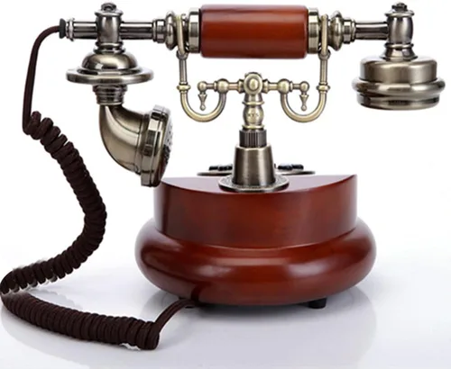 Vista 6 de 1960 - Sistema de decoración de teléfono con cable, estilo antiguo de cerámica