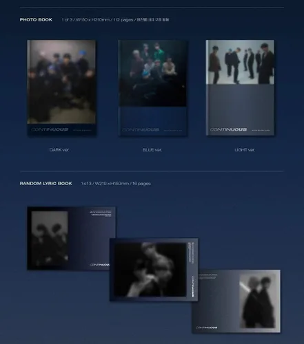 Vista 3 de VICTON - Álbum continuo (6º mini álbum)+juego de tarjetas fotográficas adicionales (versión oscura)