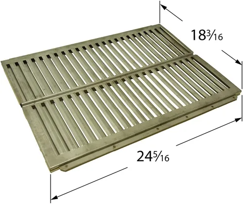 Vista 2 de Placa de calor de acero inoxidable para parrillas de ducano