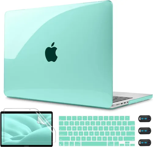 Vista 24 de CISSOOK Funda verde aguacate para MacBook Pro de 16 pulgadas 2021 2023 Release M3 A2991 M2 A2780 M1 A2485 Pro/Max Chip, carcasa rígida de plástico