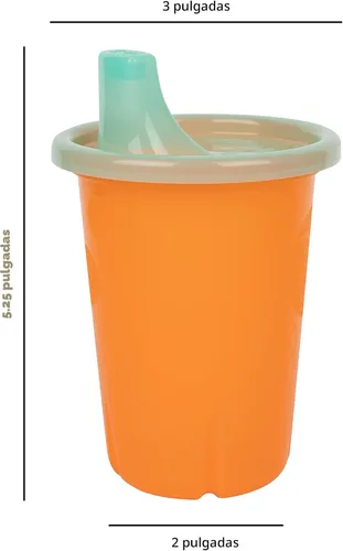 Vista 7 de The First Years Take & Toss - Vasos para sorber a prueba de derrames, paquete de fiesta arcoíris, vasos reutilizables para niños pequeños, tazas