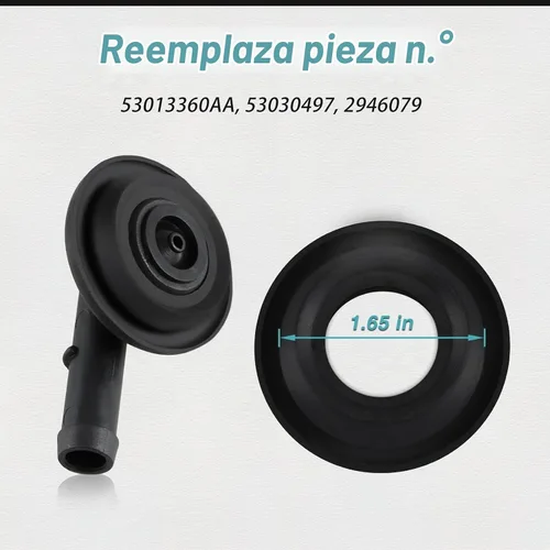 Vista 5 de FUSCH PCV CCV - Juego de codos y arandelas de válvula de ventilación compatible con Jeep Grand Cherokee 4.0L 2000 2001 2002 2003 2004, Reemplaza #