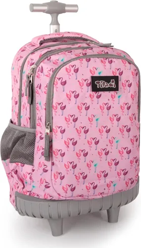 Vista 19 de Tilami Mochila con ruedas para niños y niñas, astronauta