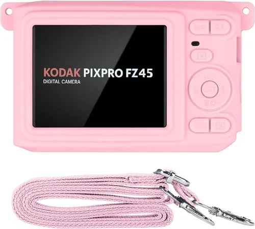 Vista 15 de Funda de silicona para cámara digital Kodak PIXPRO Friendly Zoom FZ45 16MP (funda negra)