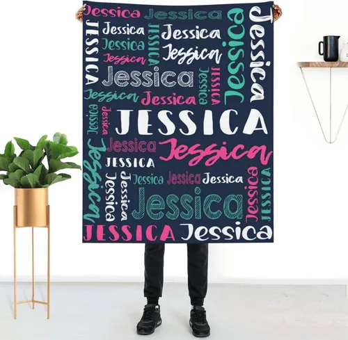 Vista 19 de Mantas de bebé personalizadas para niñas y niños con nombre, mantas de bebé personalizadas con nombre, mantas personalizadas para niños, artículos