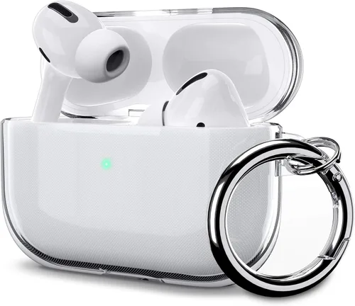 Vista 9 de ULAK Compatible con Airpods Pro Case de 1ª generación, color negro