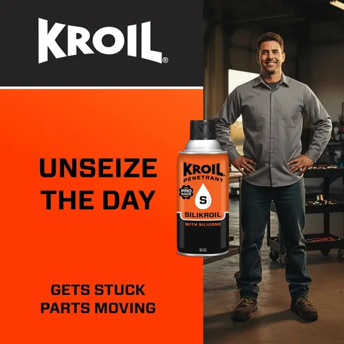 Vista 8 de Kroil Penetrant SiliKROIL con silicona – Lubricante penetrante de óxido – Aceite inhibidor de la corrosión – Desplaza la humedad – Uso doméstico e
