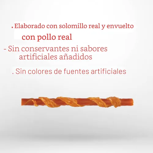 Vista 4 de DreamBone Twists envueltos de pollo con solomillo real 15 ct