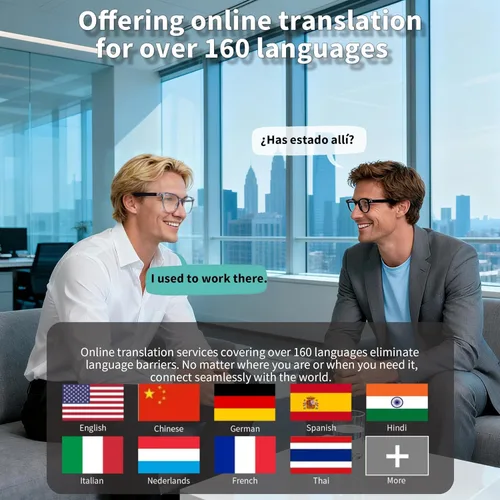 Vista 2 de Gafas Inteligentes Giinova Ai Bluetooth 5.4 con Traducción para Hombres y Mujeres 160+ Idiomas Lente que Cambia de Color Asistente Chat GPT