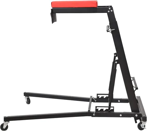 Vista 4 de Enredadera ajustable para motor automotriz, cubierta acolchada gruesa, plegable, capacidad de 400 libras para garaje en el hogar, mantenimiento