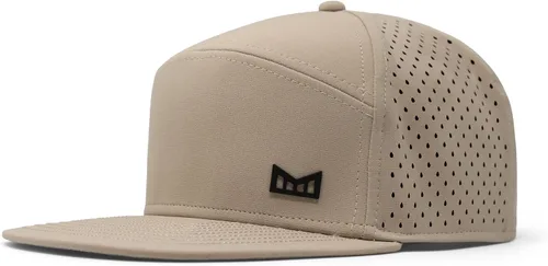 Vista 21 de melin Trenches Icon Hydro, Gorra Snapback de Rendimiento, Gorras de Visera Plana Resistente al Agua para Hombres y Mujeres, para Golf, Correr o Negro