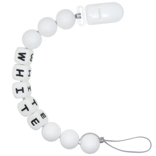 Vista 14 de Clip personalizable para cochecito con nombre, clip personalizado para cochecito con nombre (azul bebé)
