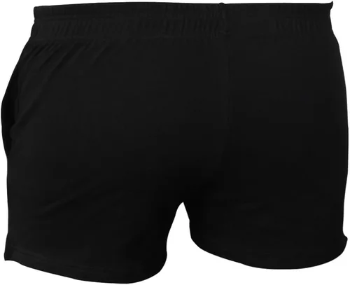 Vista 3 de Muscle Alive Pantalones cortos de correr para hombre con bolsillos, ropa atlética, algodón de rizo francés con 3 o 5 pulgadas