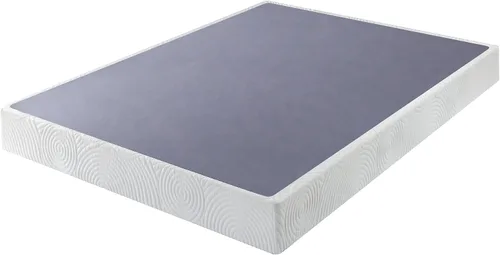 Vista 10 de Zinus Walter - Base de colchón inteligente de metal de perfil estándar / Base para colchón / Soporte de listones de madera / Montaje fácil 2-Blanco